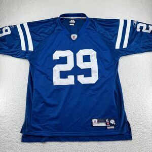 Reebok Indianapolis Colts Joseph Addai #29 Jersey Mens XL Blue Stitched NFL Sewn